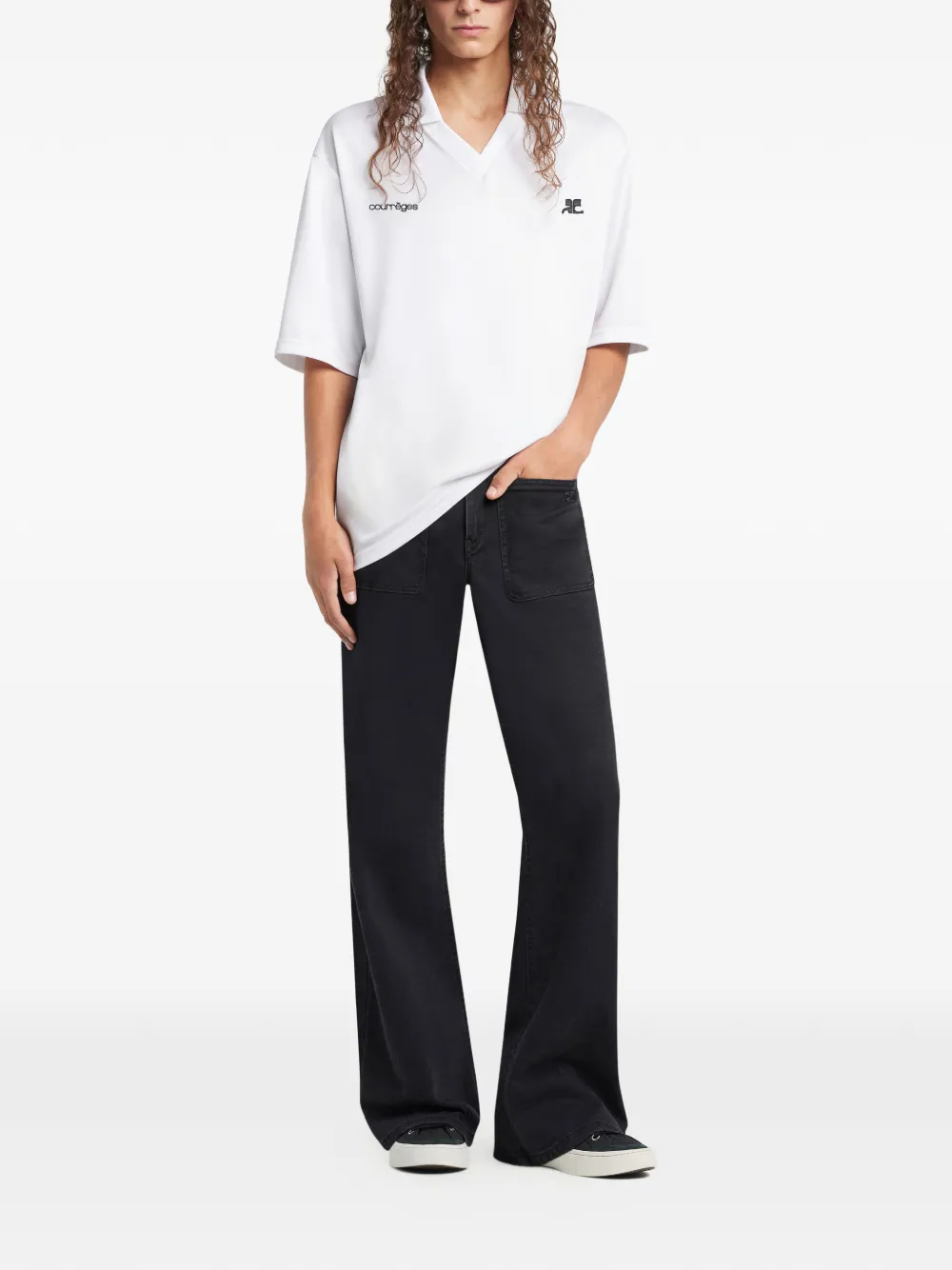 Courrèges playera tipo polo con logo | Playeras tipo polo | Image 2