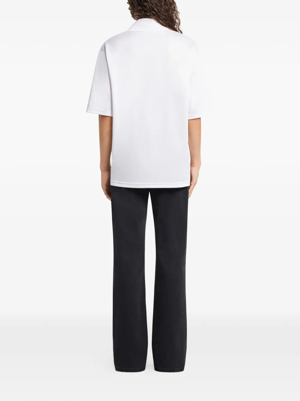 Courrèges Poloshirt met logo Wit