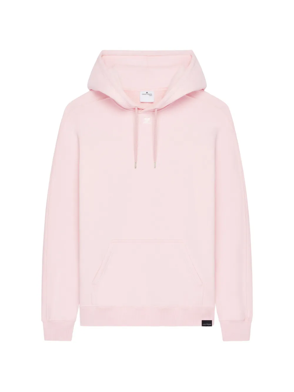 Courrèges kangaroo-pocket long-sleeve hoodie