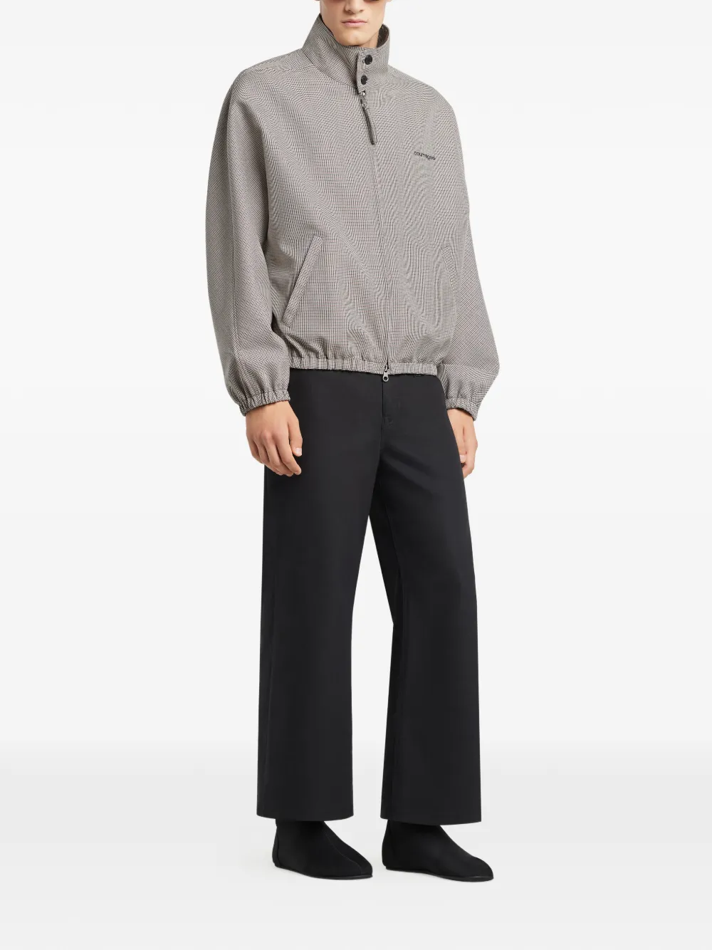 Courrèges Jack met rits en patroon Beige