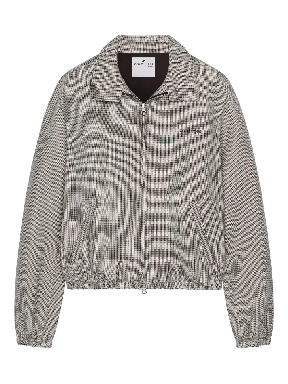 Courrèges zip-up pattern jacket | Neutrals | Image 1