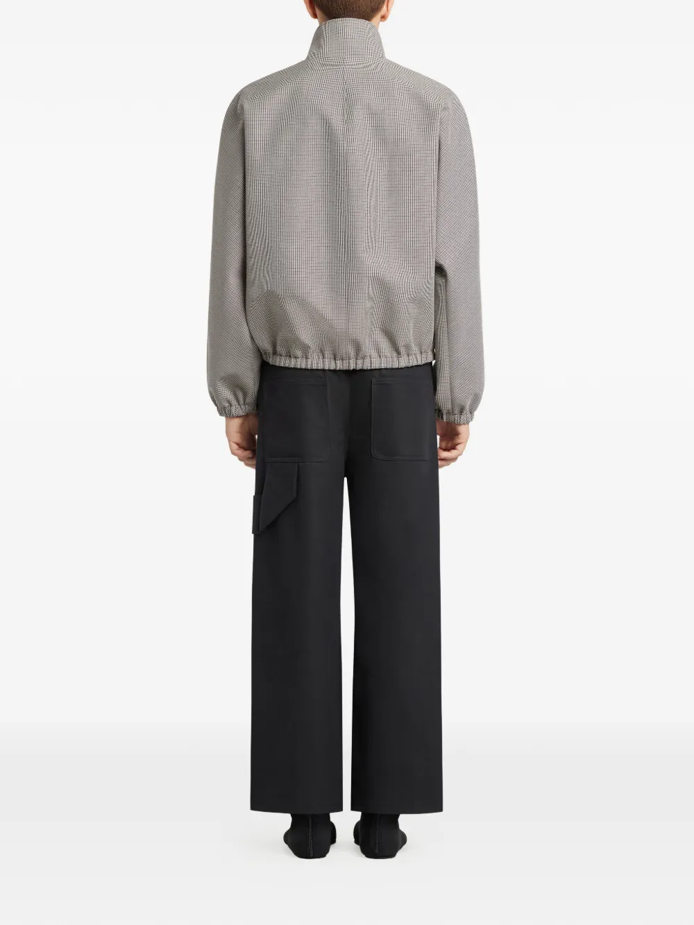 Courrèges Jack met rits en patroon Beige