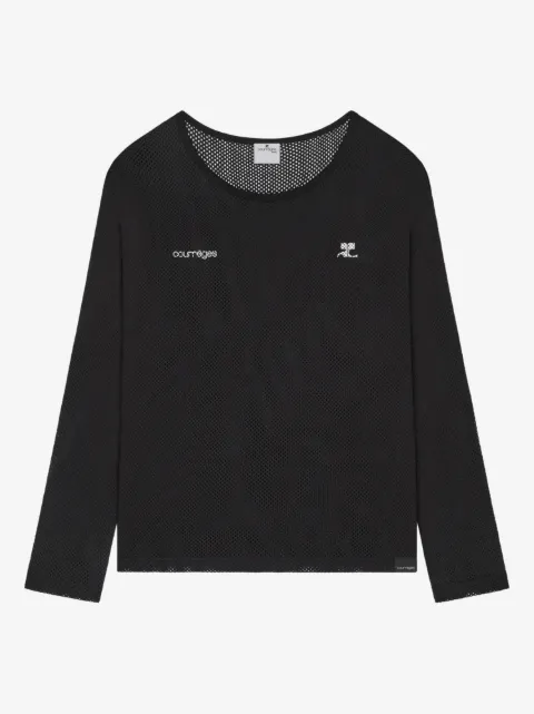 Courrèges logo长袖上衣