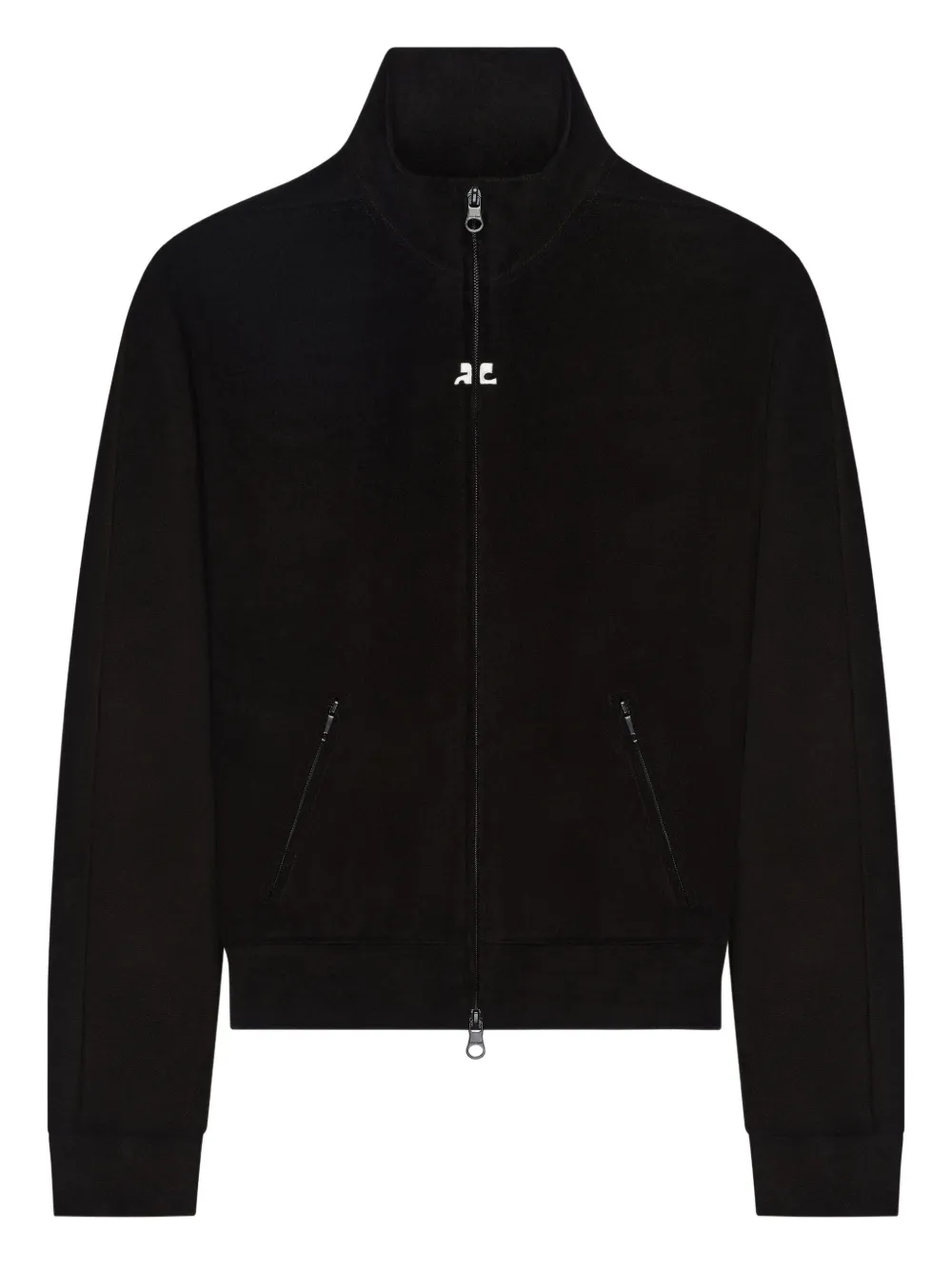 Courrèges zip-up jacket | Black | Image 1