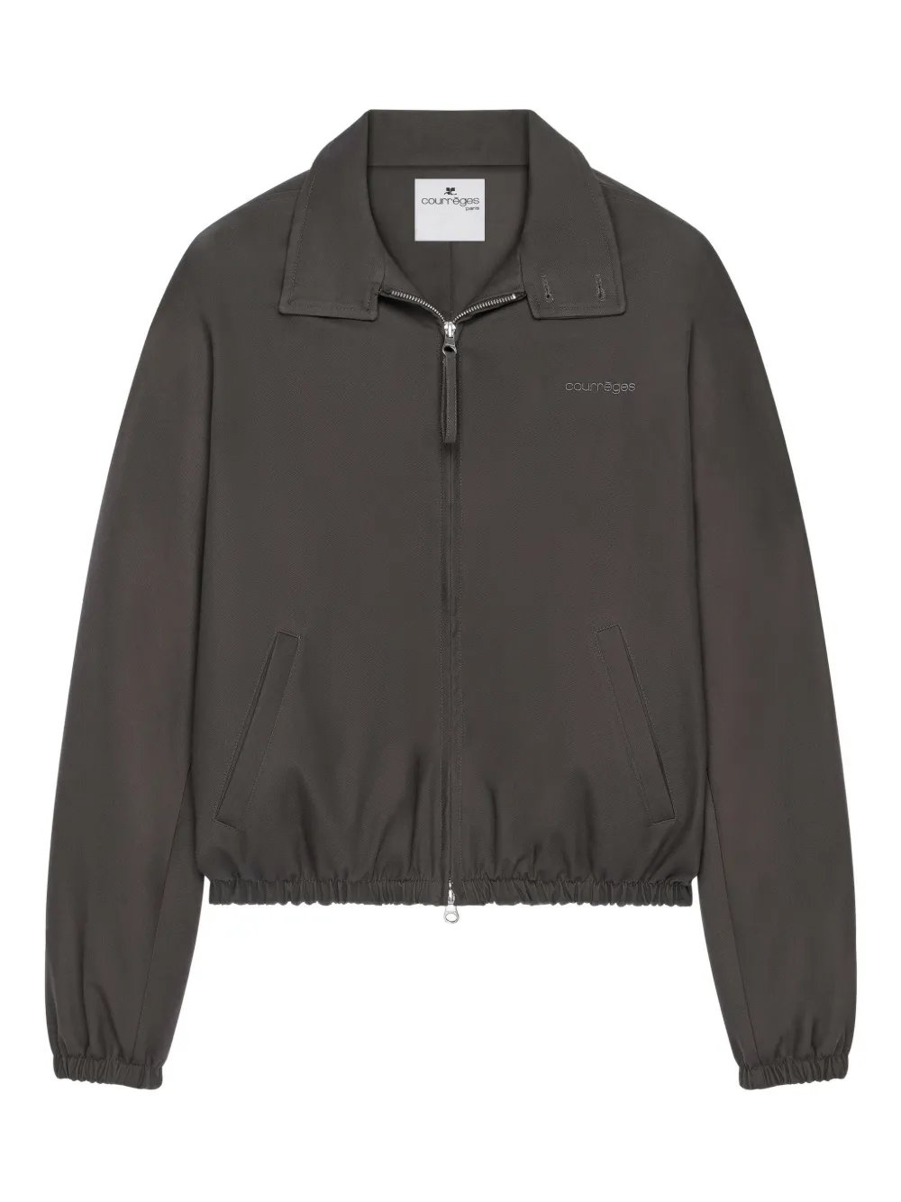 Courrèges zip jacket | Grey | Image 1