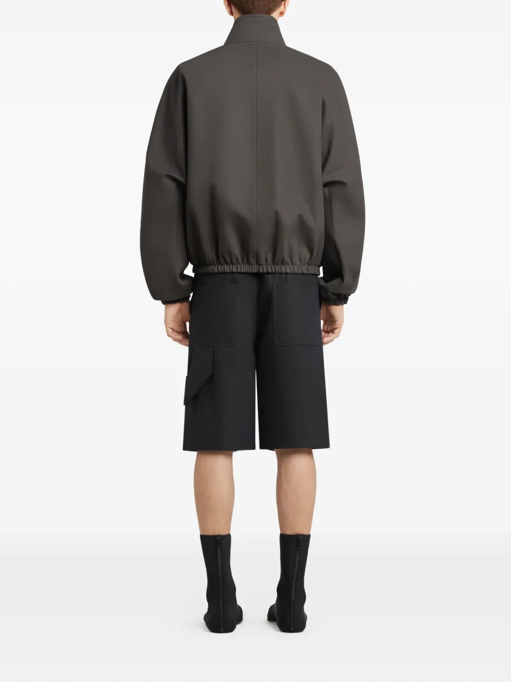 Courrèges Zip Jacket In Gray