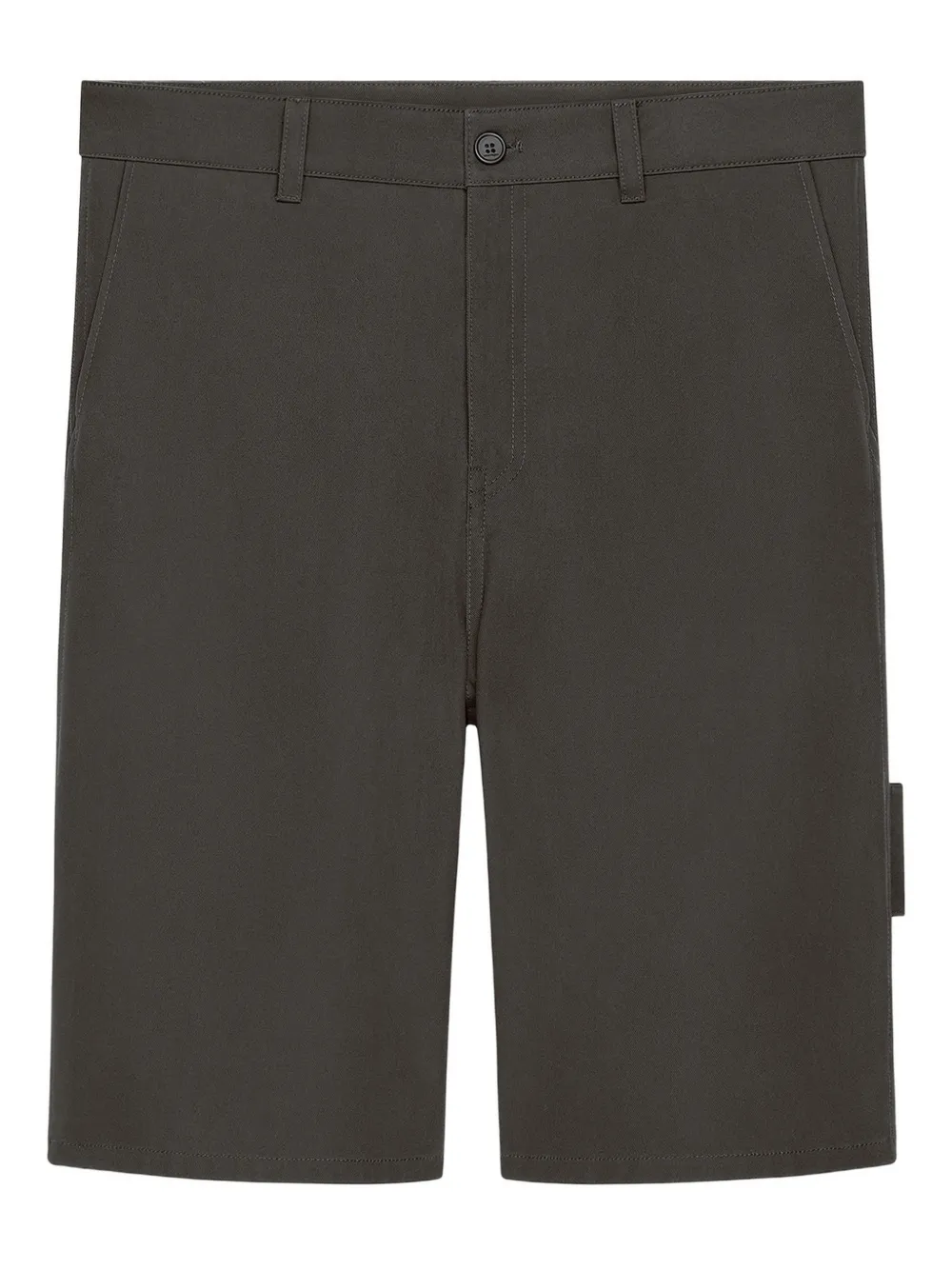 Courrèges button-fastening pockets shorts | Grey | Image 1