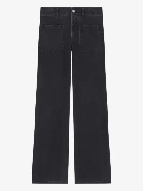 Courrèges button-fastening pocket jeans