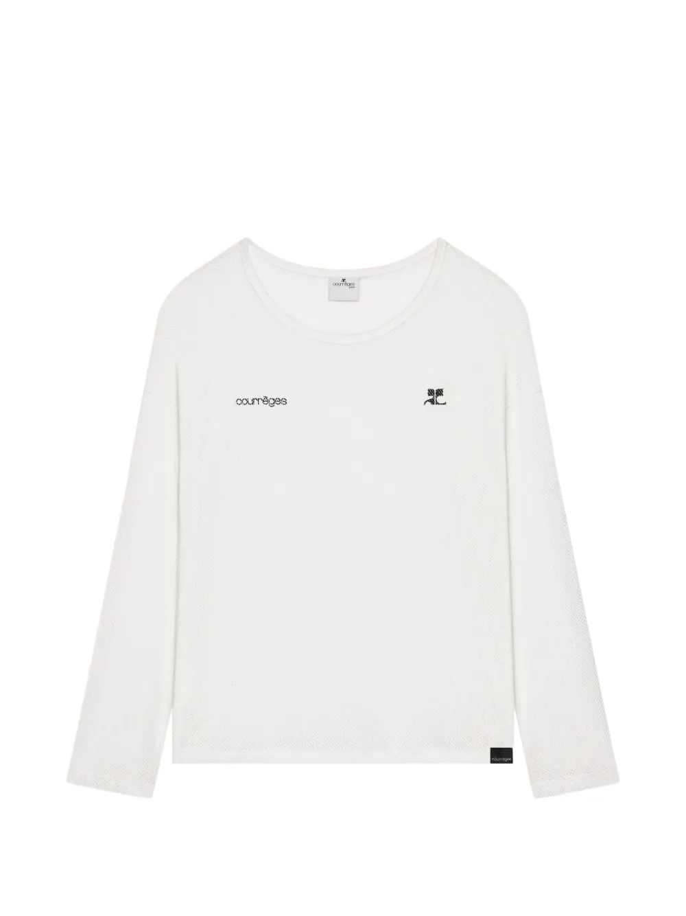 Courrèges 长袖T恤 | 白色 | Image 1