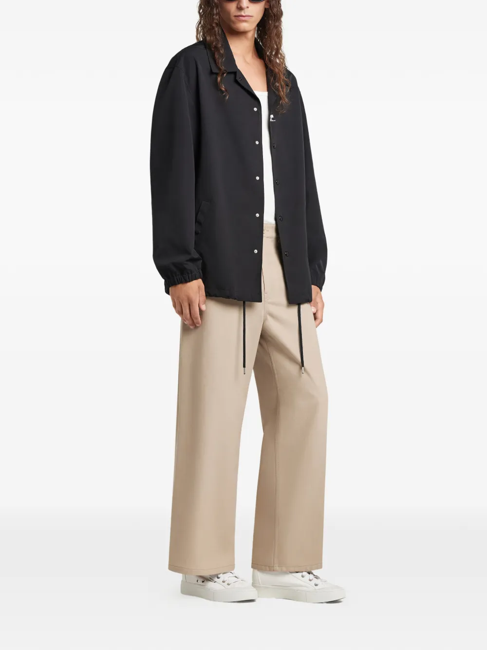  Courrèges Buttoned Jacket - Black 