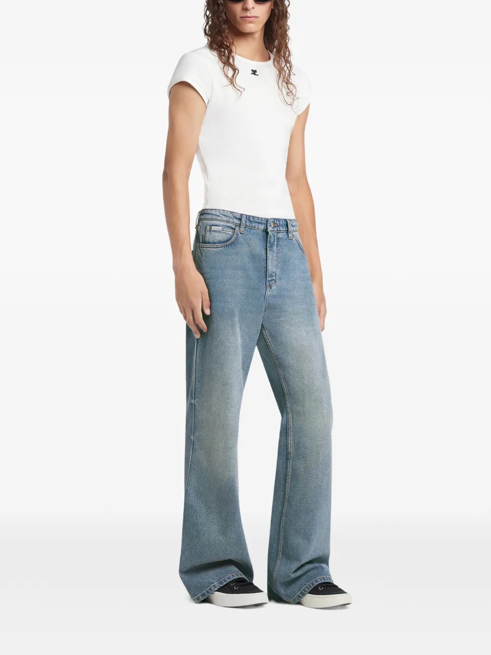 Hammer pocket baggy trousers