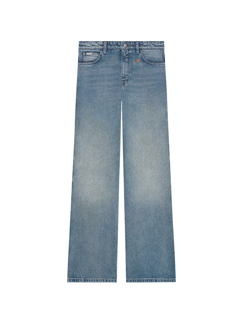 Courrèges Hammer baggy broek met zak Blauw