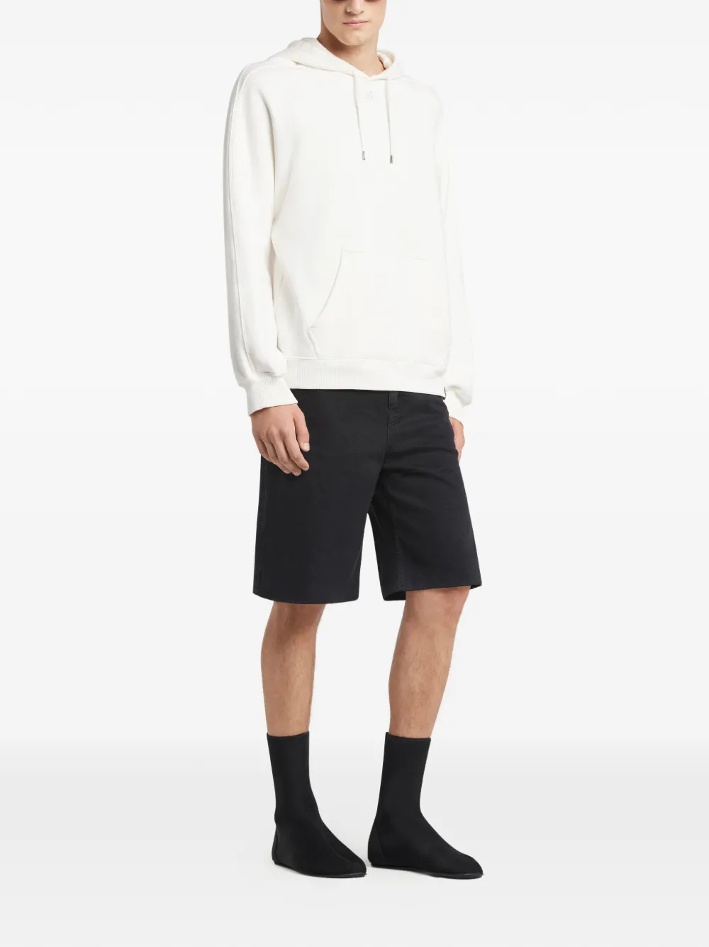 Courrèges Hammer shorts met logopatch Beige
