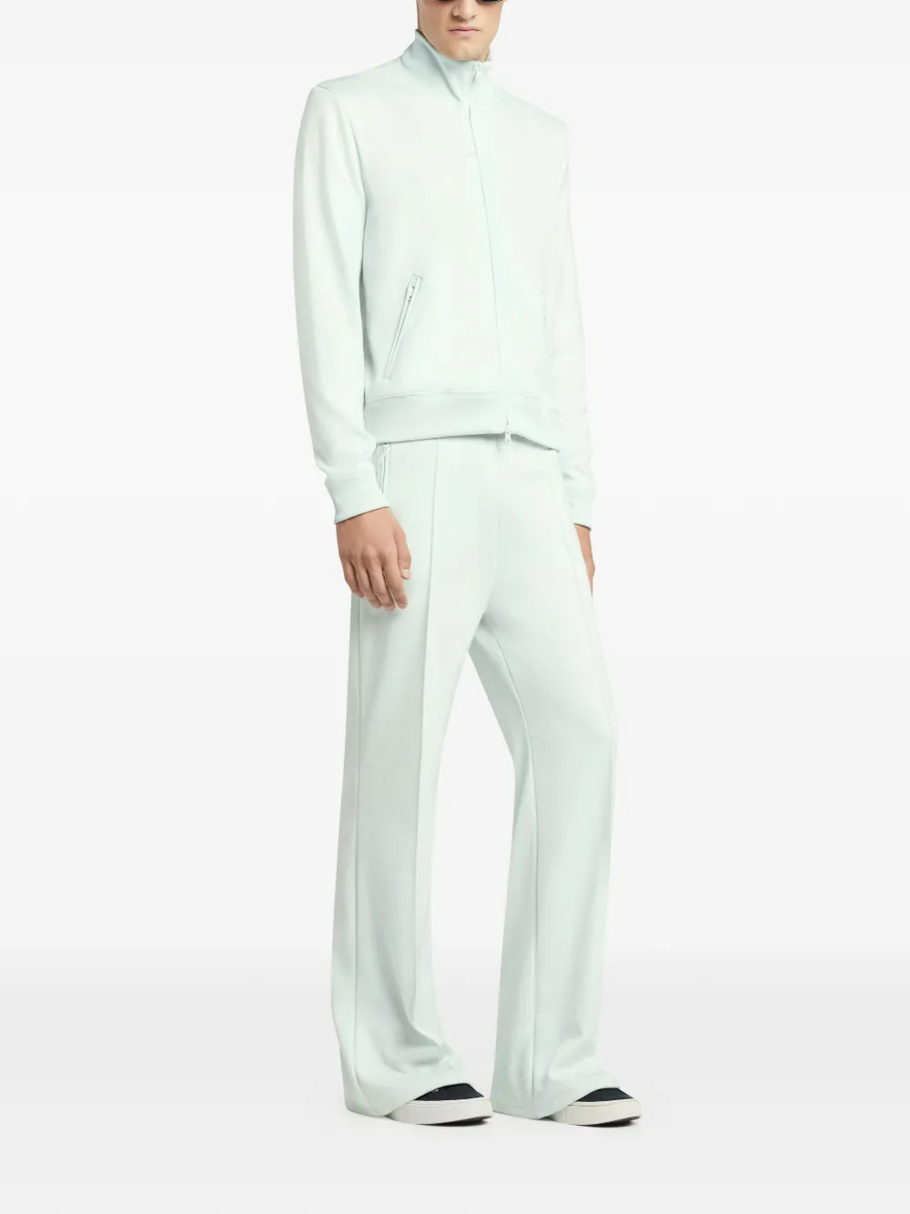 Courrèges Trainingsbroek met elastische tailleband en ritszak Groen