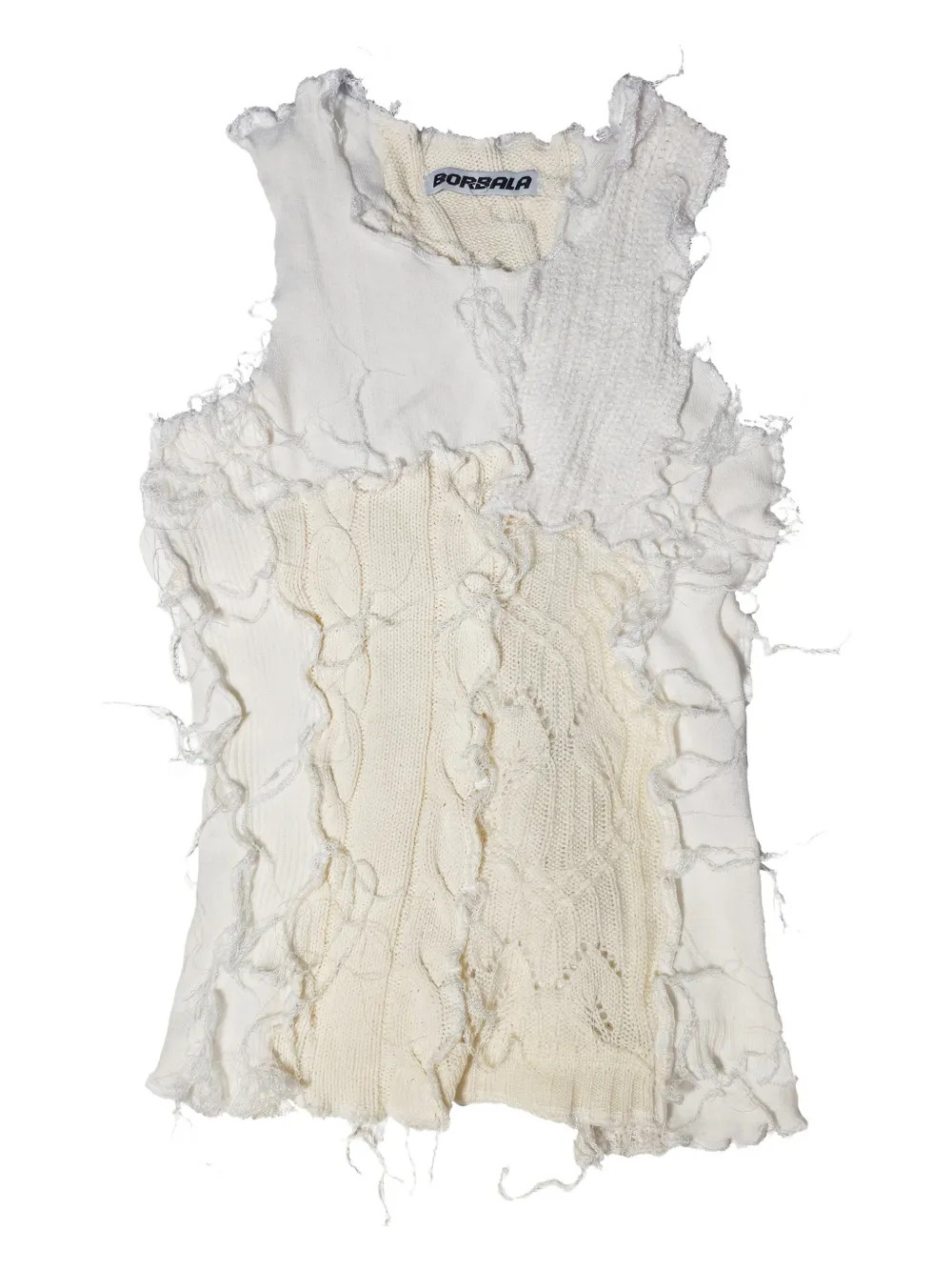 Borbala Top girocollo - Bianco