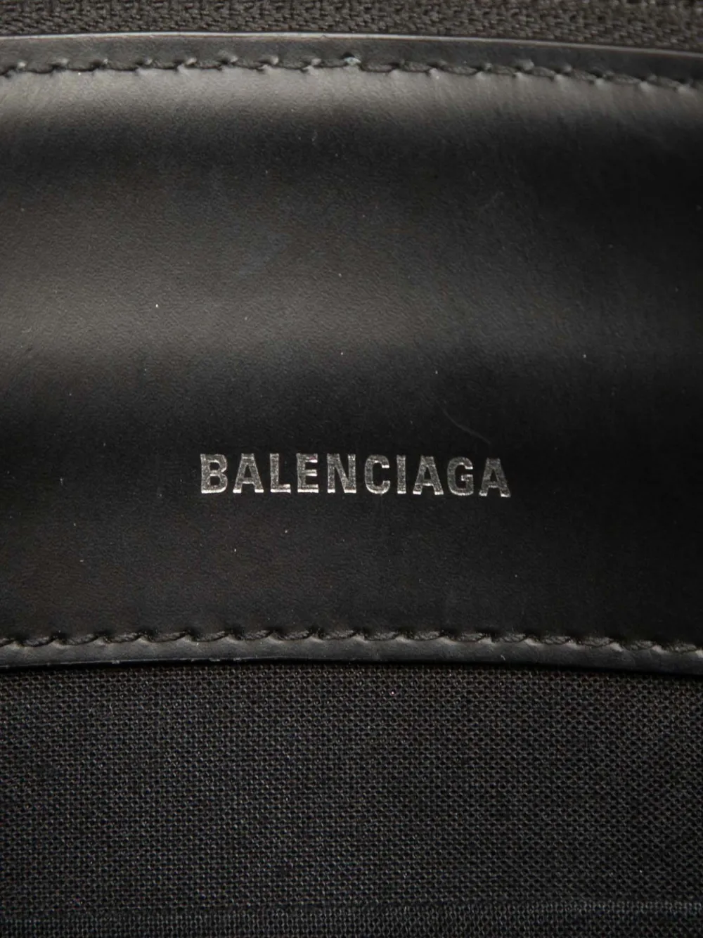 BALENCIAGA Pre-owned 2021 Canvas Navy Crossbody Bag In White