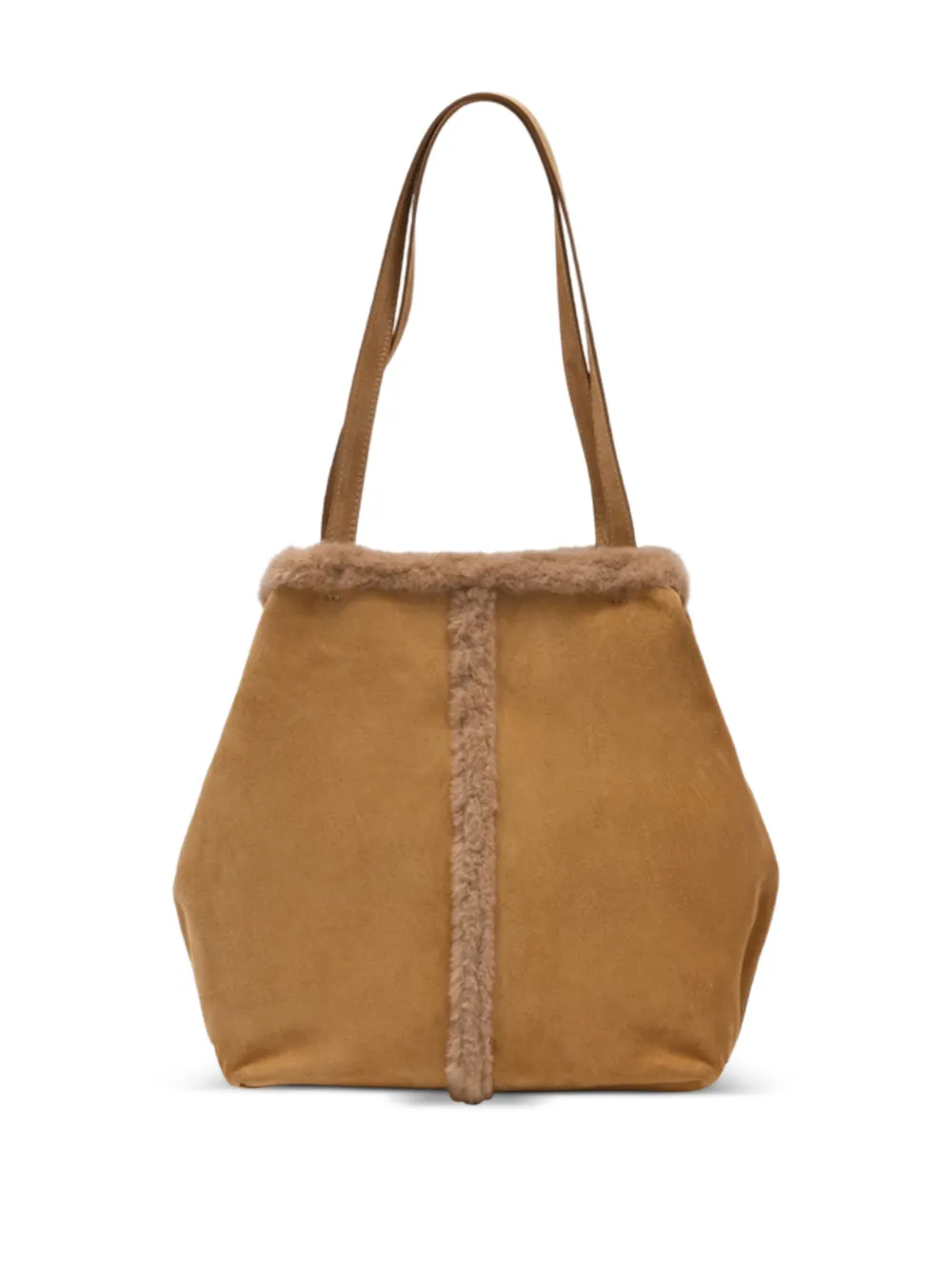Vanessa Bruno smooth top-handle shopper bag | Brown | Image 1