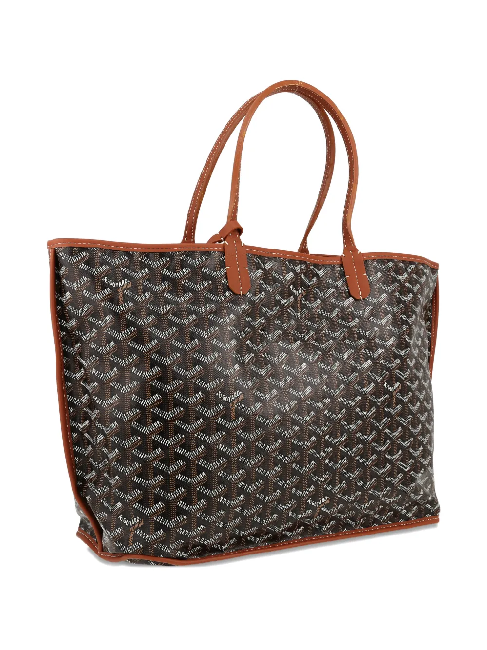 Pre-owned Goyard 2020s Anjou Monogram Tote Bag In Black
