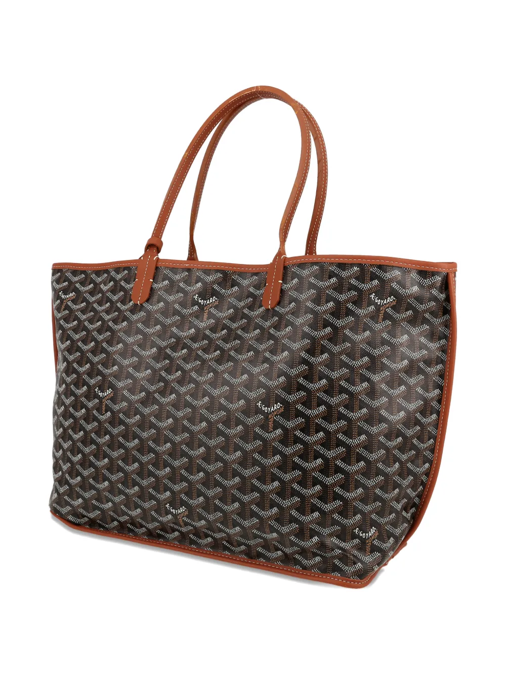 Pre-owned Goyard 2020s Anjou Monogram Tote Bag In Black