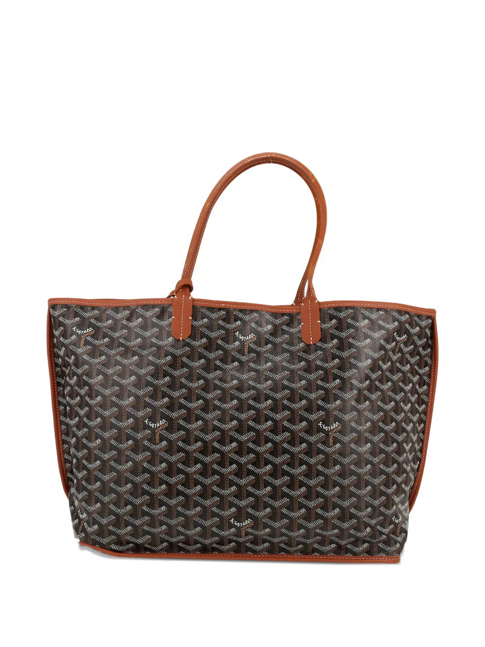 Pre-owned Goyard 2020s Anjou Monogram Tote Bag In Black