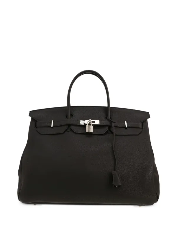 Hermès Pre-Owned 2020s バーキン 40 ハンドバッグ | ブラック