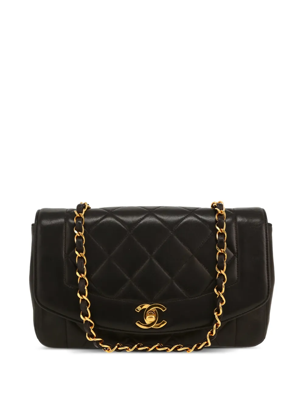 CHANEL Pre-Owned 1994 Diana quilted shoulder bag - Nero