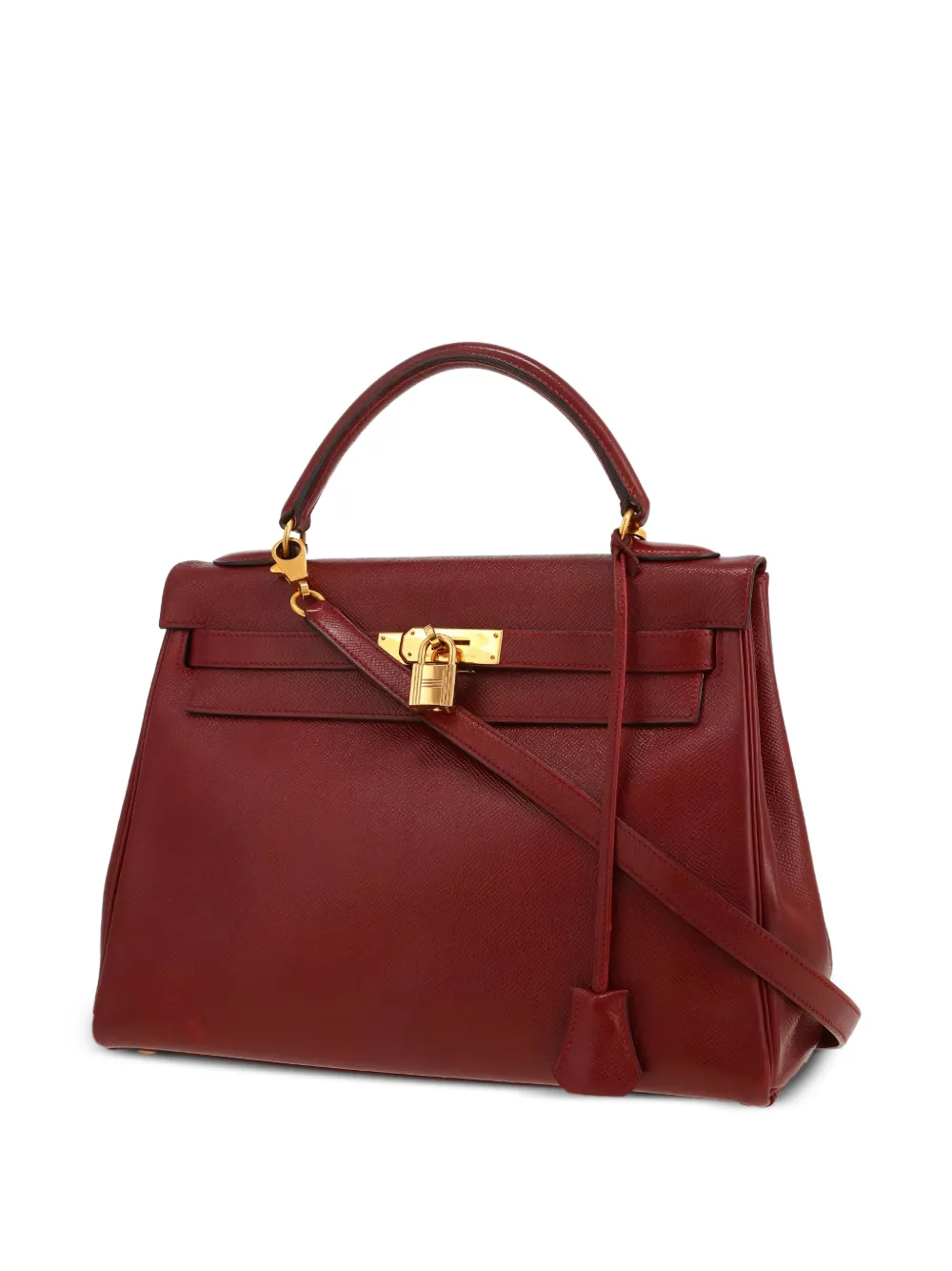  Hermès Pre-owned 1995 Kelly 32 Tote Bag - Red 