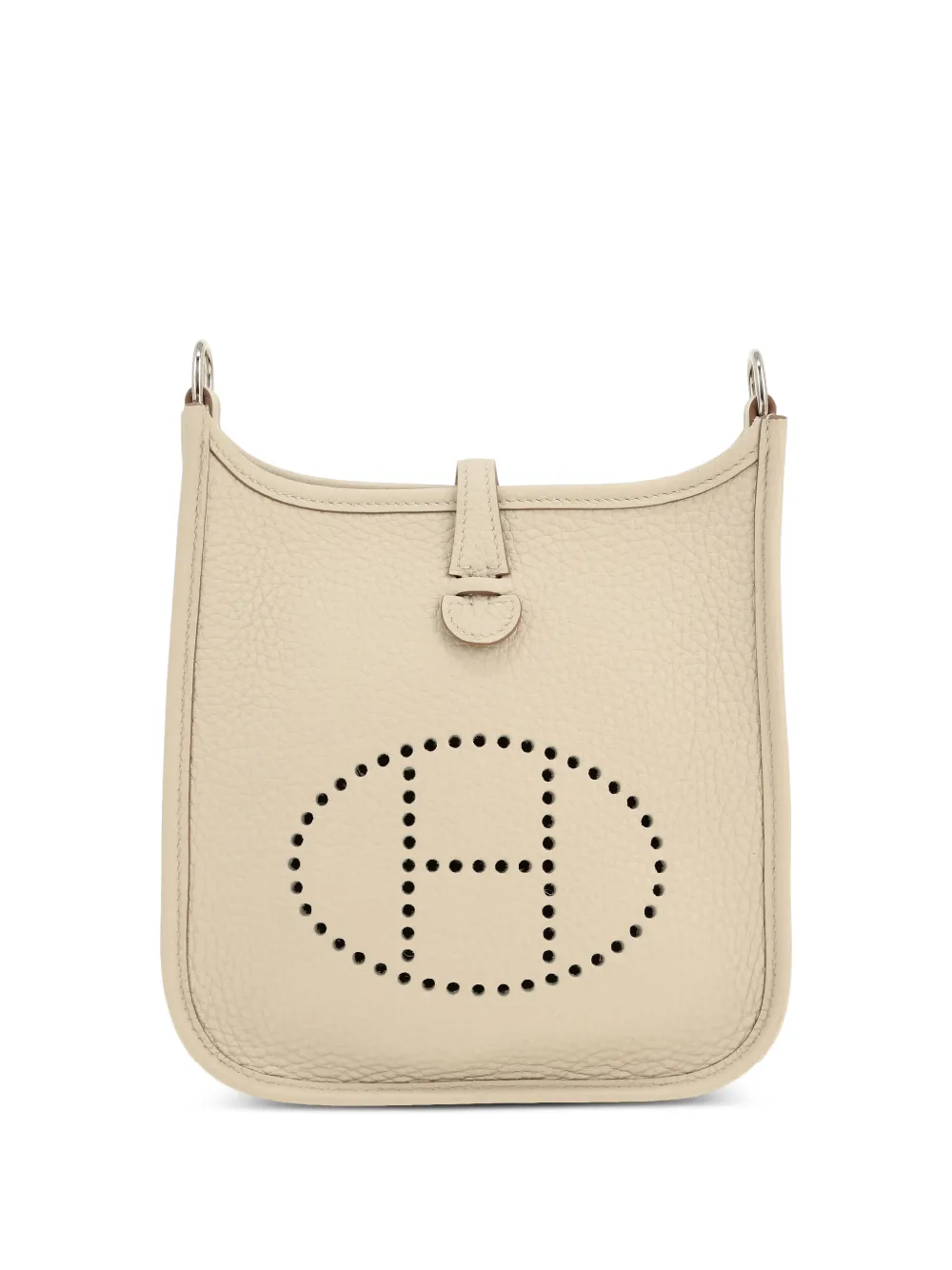 Hermès Pre-Owned 2022 mini Evelyne perforated shoulder bag | Neutrals | Image 1
