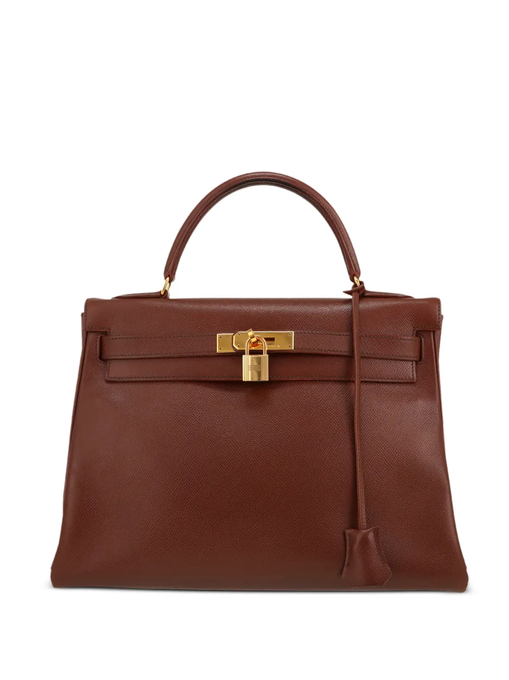 Hermès Pre-Owned 1996 Kelly 32 Courchevel leather tote bag | Brown | Image 1