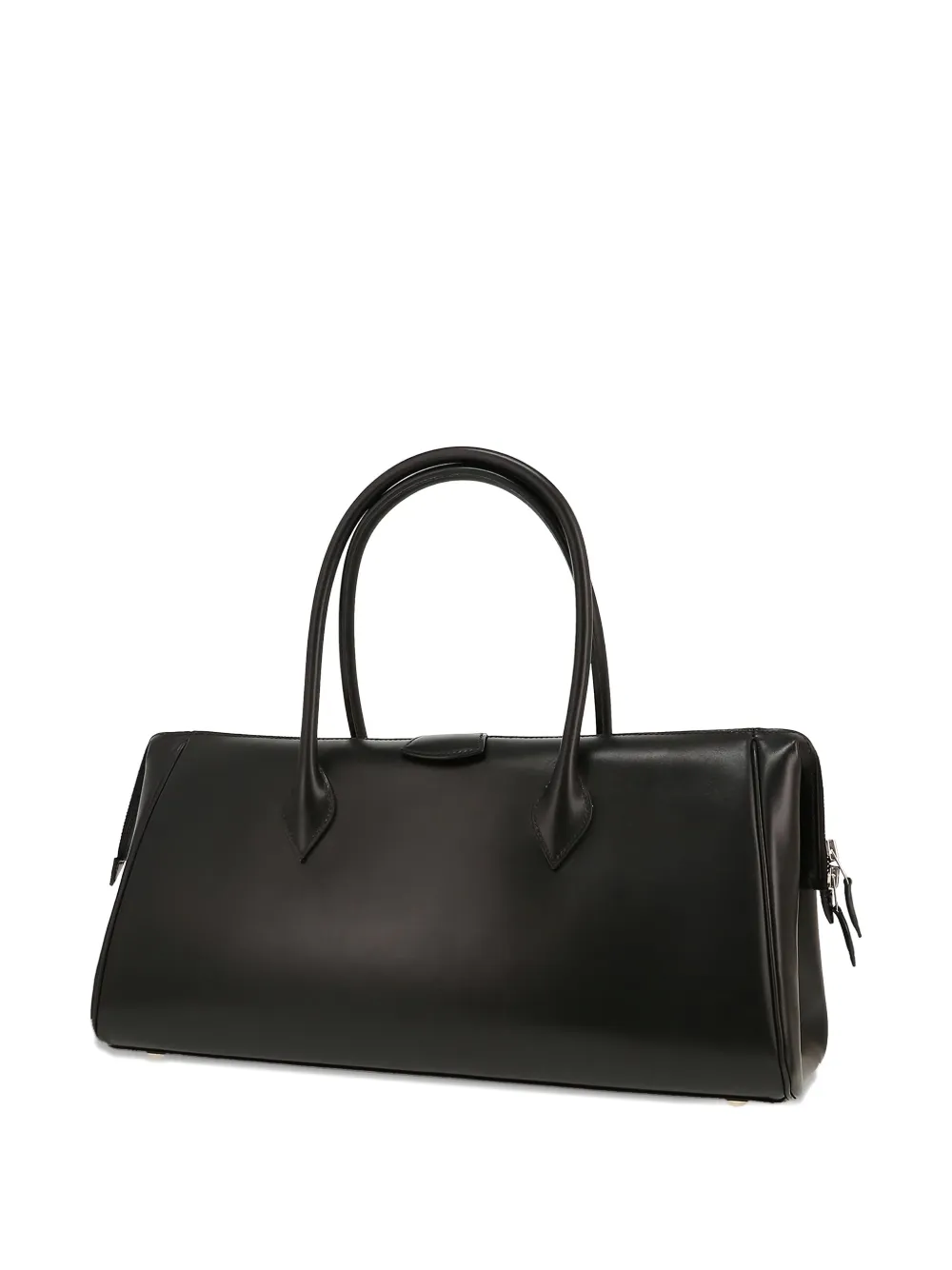 HERMES Pre-owned Paris-bombay Leather Tote Bag In Black