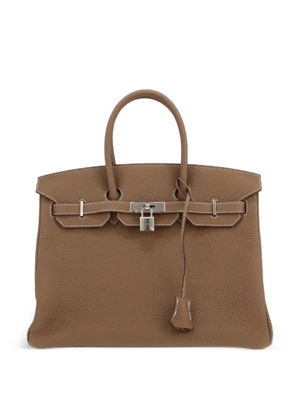 Hermès Pre-owned 2025 Birkin 35 Tote Bag in Brown