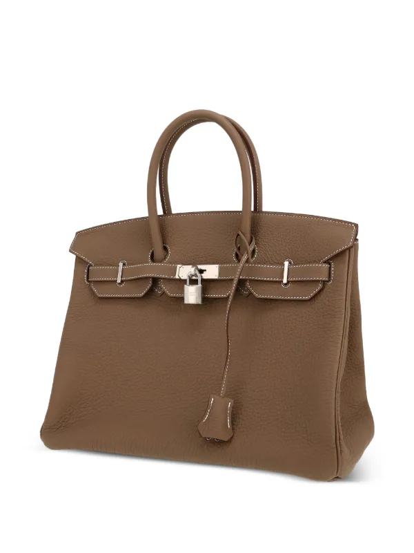 Hermès Pre-Owned 2025 Birkin 35 Tote Bag | Brown | FARFETCH
