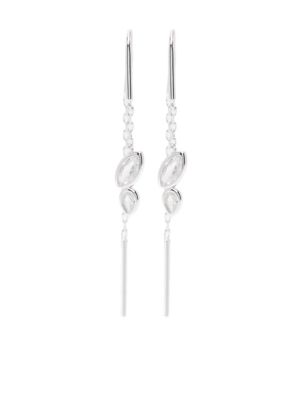 Maria Black Swift 01 chain drop earrings - Argento