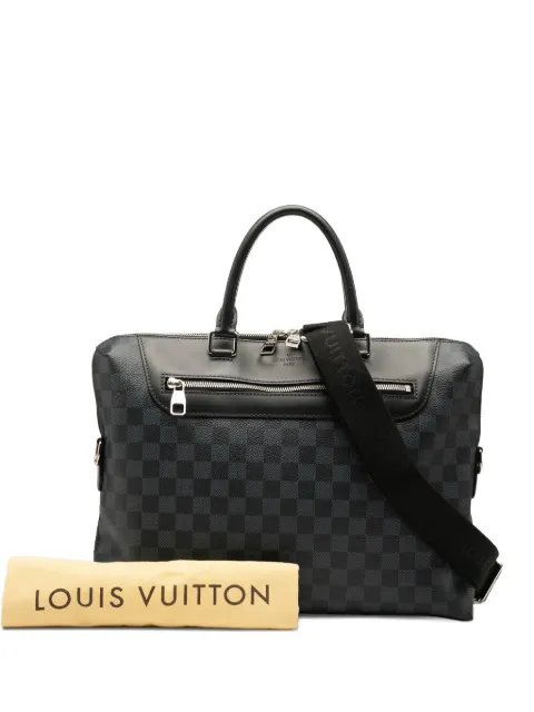 Louis Vuitton Pre-Owned 2016 Damier Graphite Porte Documents Jour business bag