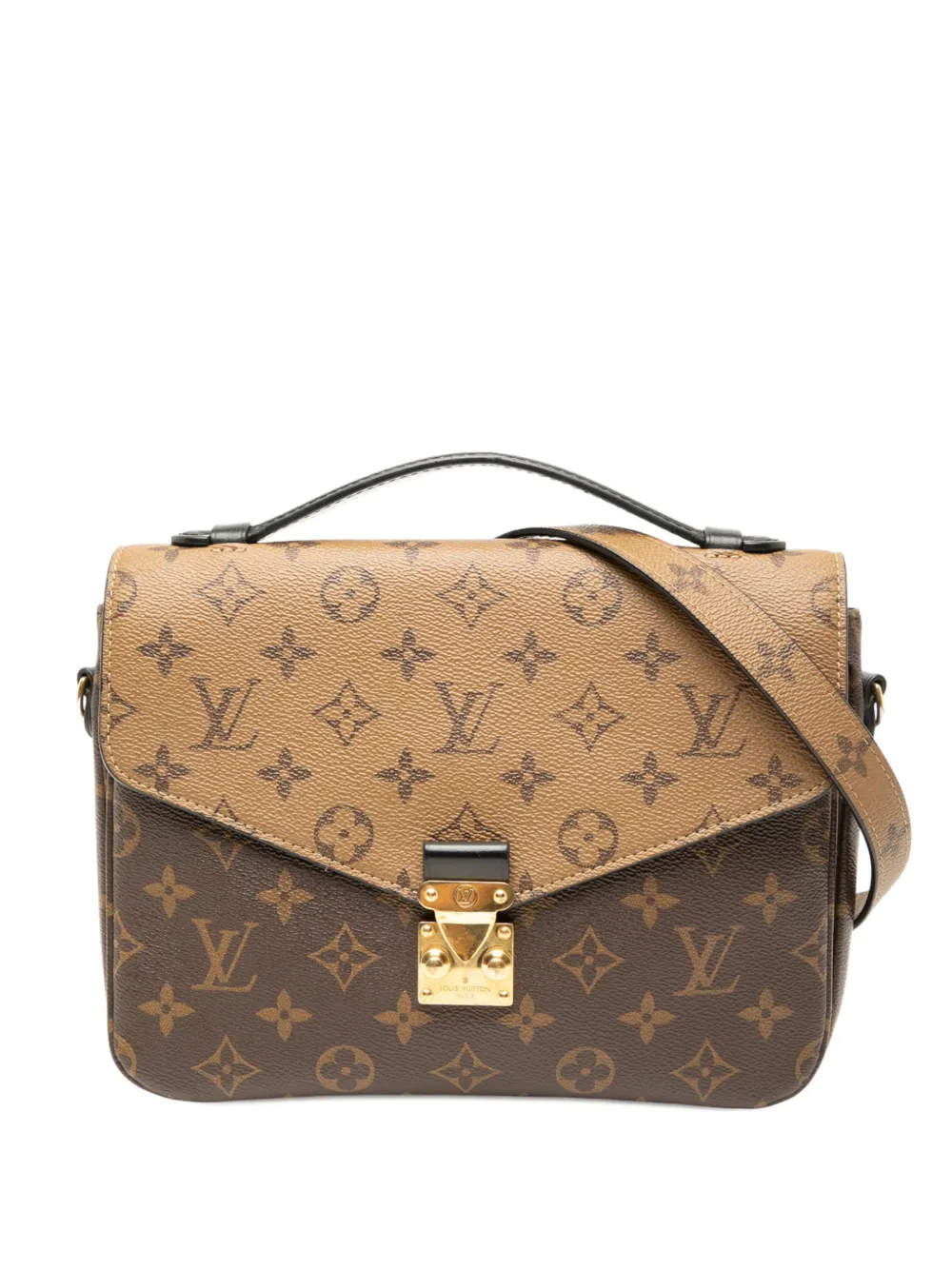 Louis Vuitton Pre-Owned 2020 Monogram Reverse Pochette Metis satchel - Marrone