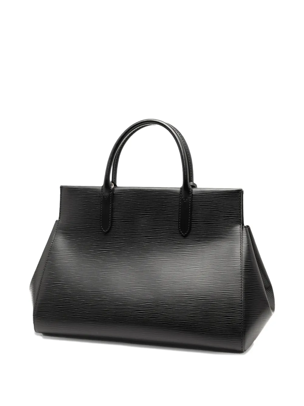 Click to view more detailed imagery on our partner's website Pre-owned Louis Vuitton 2014 Epi Marly Mm Satchel In Black