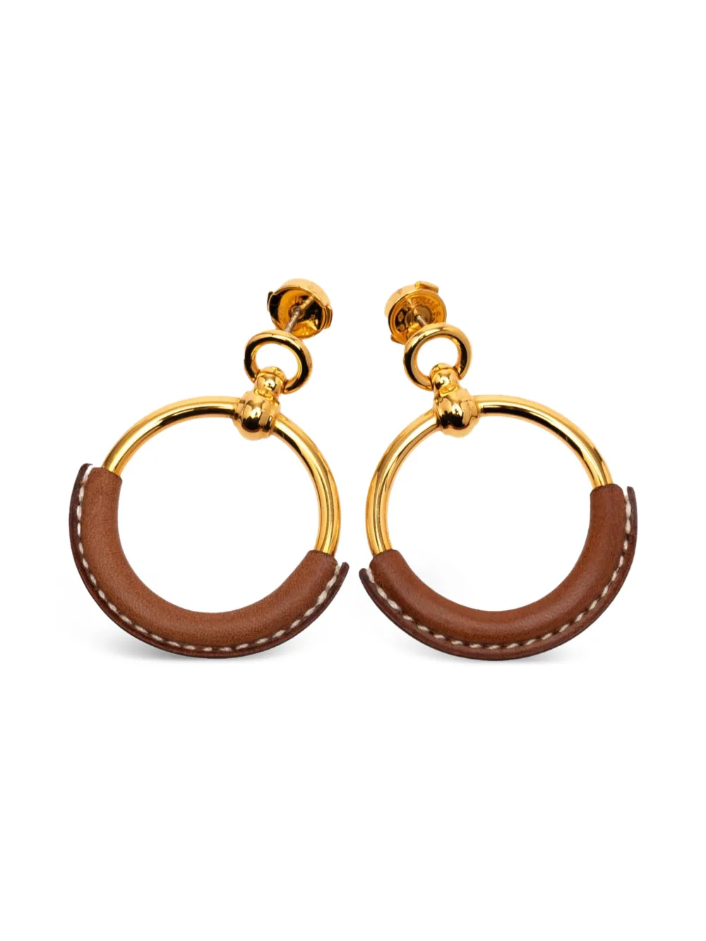2021-2025 Gold Plated Barenia Loop Earrings Costume Earrings