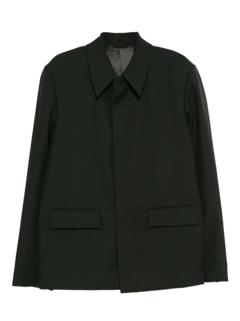 Rier Single-breasted Blazer In Black