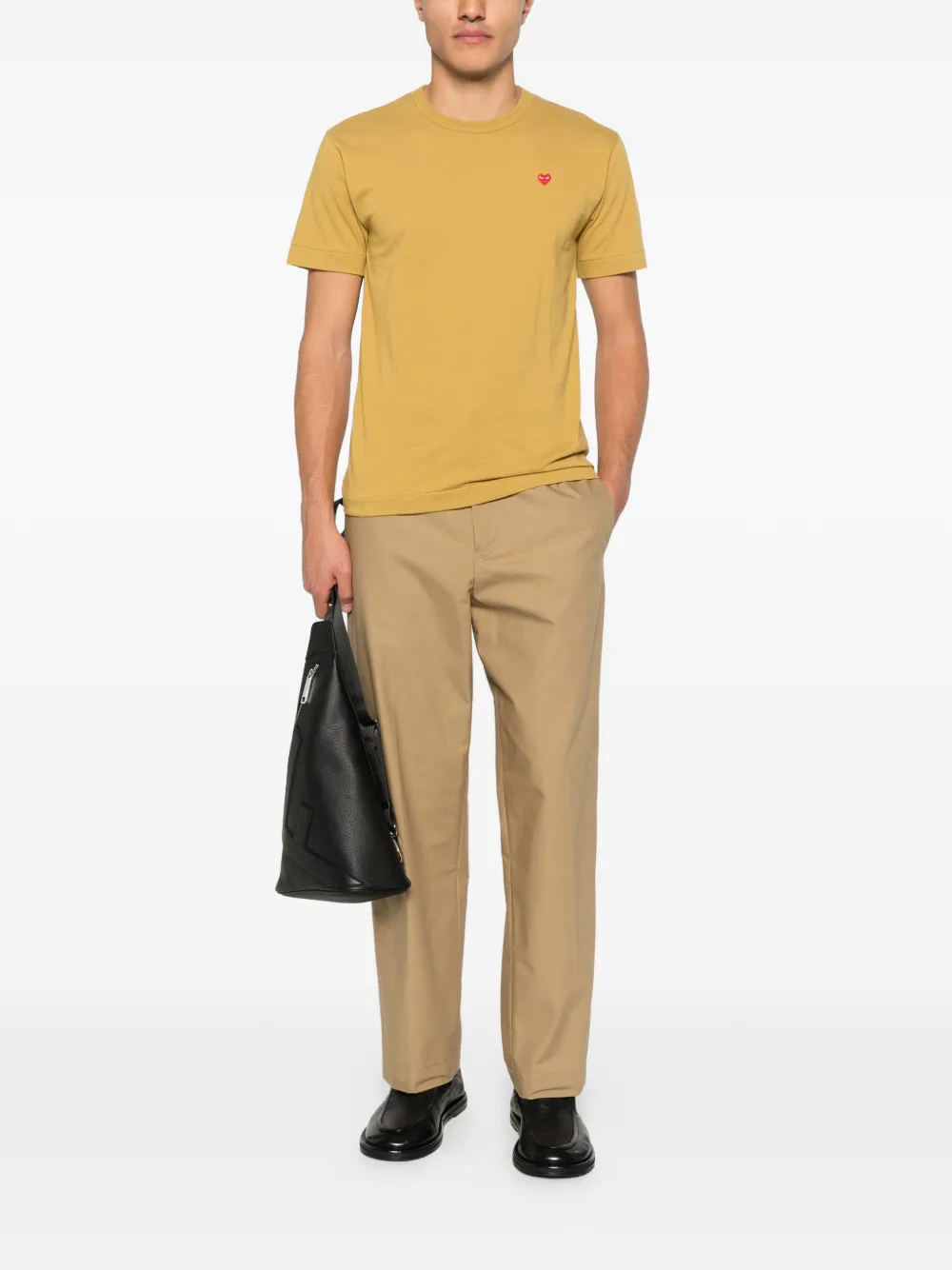 Comme Des Garçons Play Mini Heart T-shirt - Geel