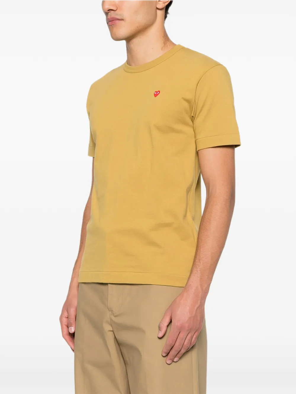  Comme Des Garçons Play Mini Heart T-shirt - Yellow 