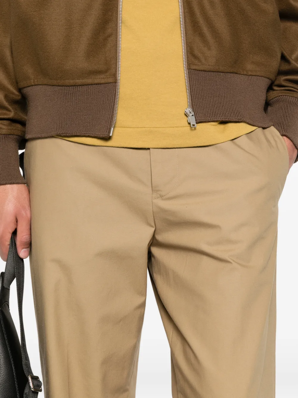JIL SANDER+ Broek met toelopende pijpen Beige