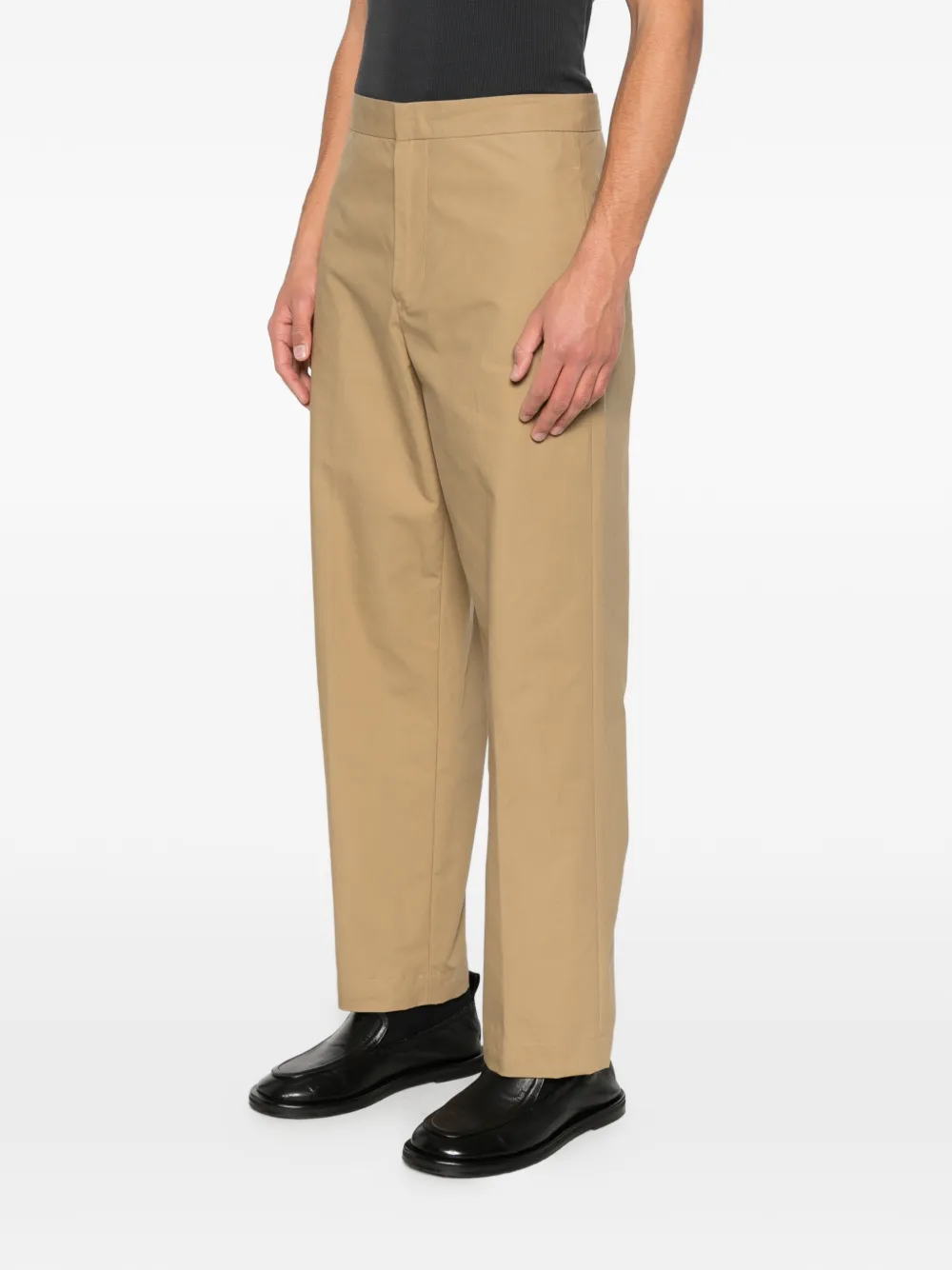 JIL SANDER+ Broek met toelopende pijpen Beige