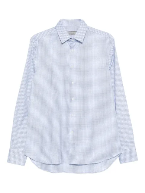 Canali checked shirt
