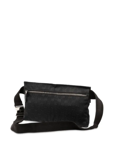 Gucci Pre-Owned 2000-2015 GG Canvas Double Pocket belt bag