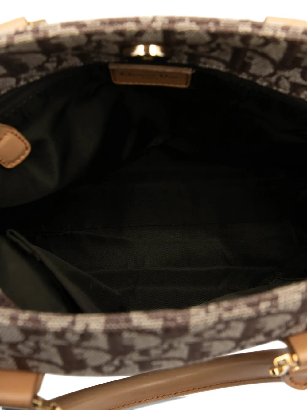 DIOR Pre-owned 2011 Issimo Trotter Canvas Tote Bag In Brown