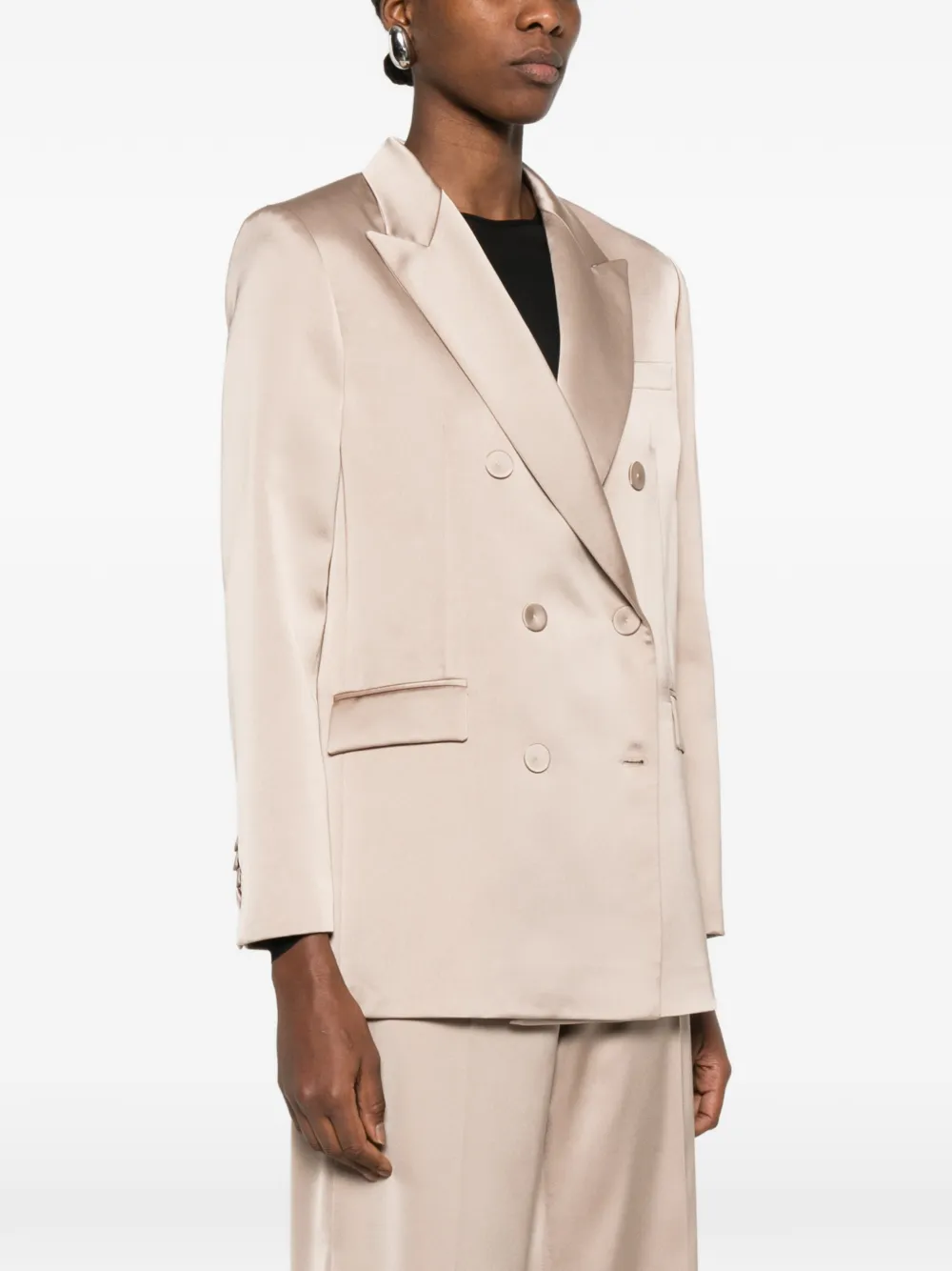 Blanca Vita Blazer met dubbele rij knopen Beige