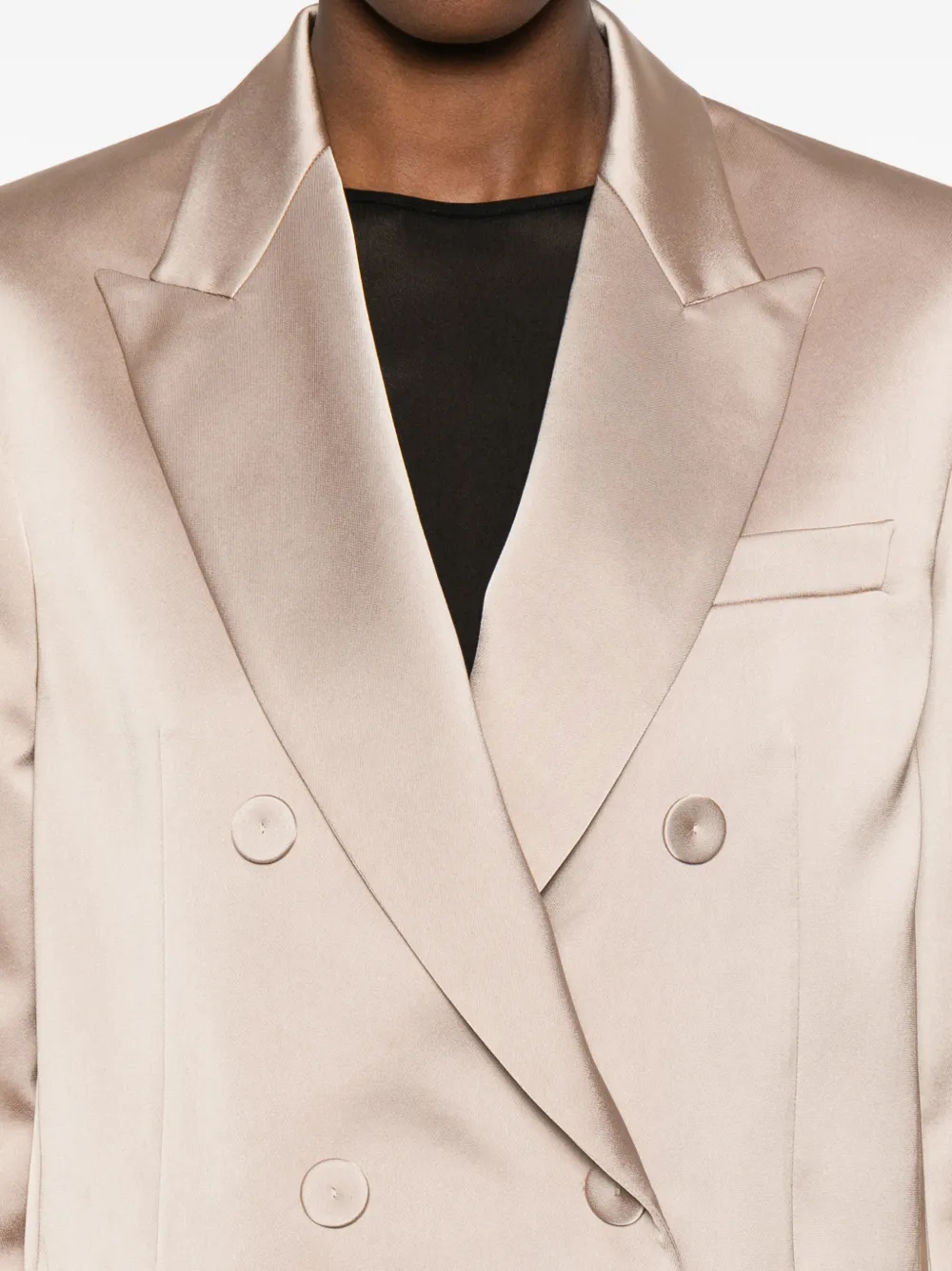 Blanca Vita Blazer met dubbele rij knopen Beige