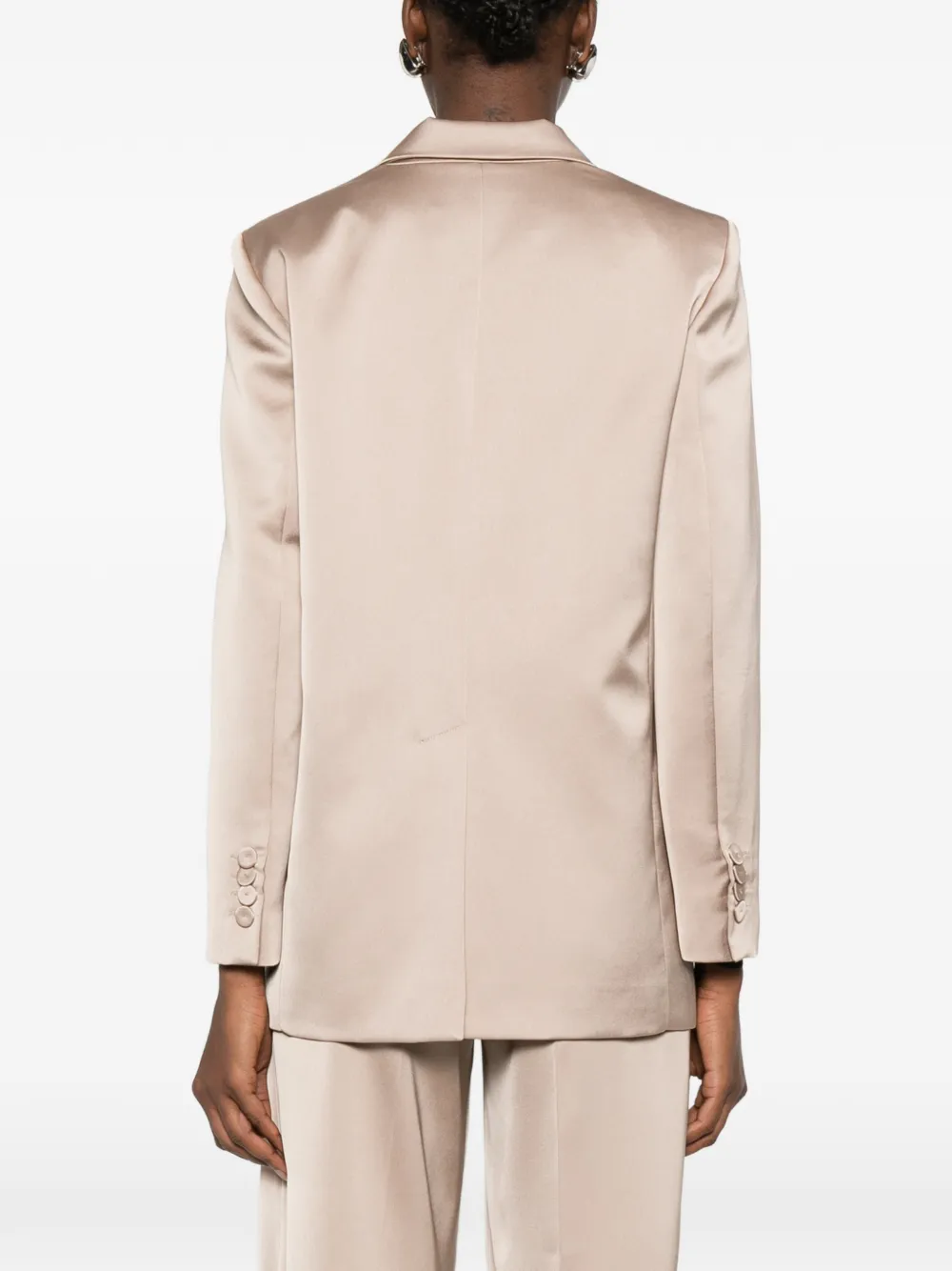 Blanca Vita Blazer met dubbele rij knopen Beige