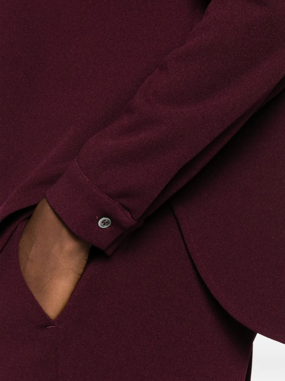 Blanca Vita Blouse met V-hals Rood