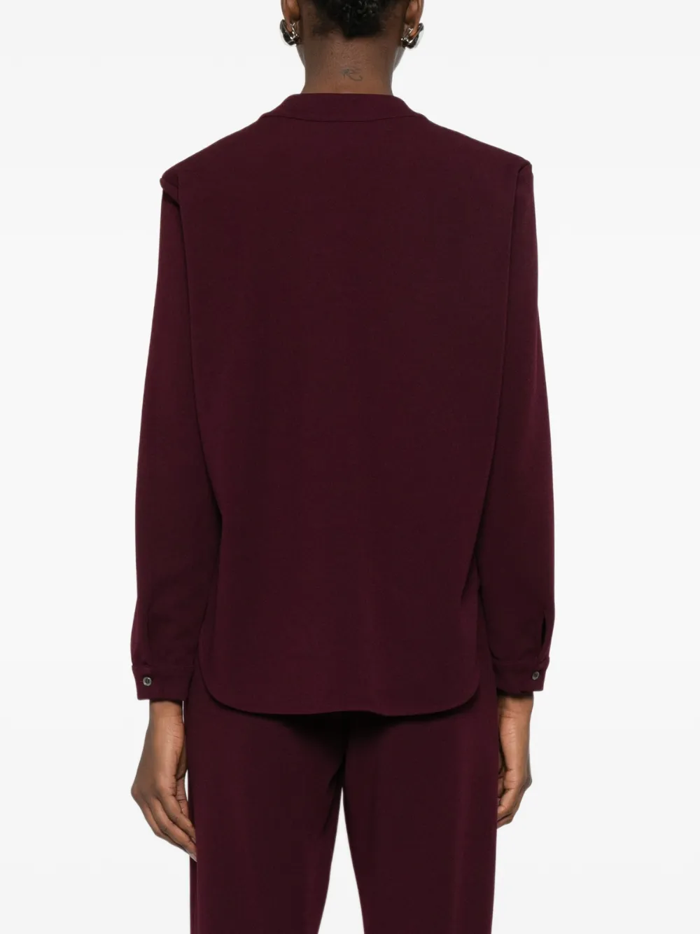 Blanca Vita Blouse met V-hals Rood